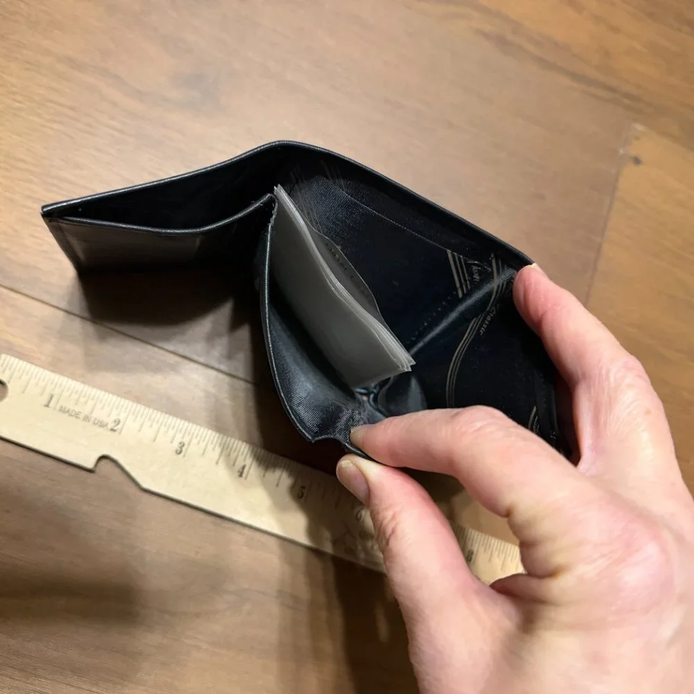 Ultra Thins Bifold / Trifold Cowhide Leather Wallet